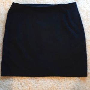 JJill Black Ponte Pull-On Skirt